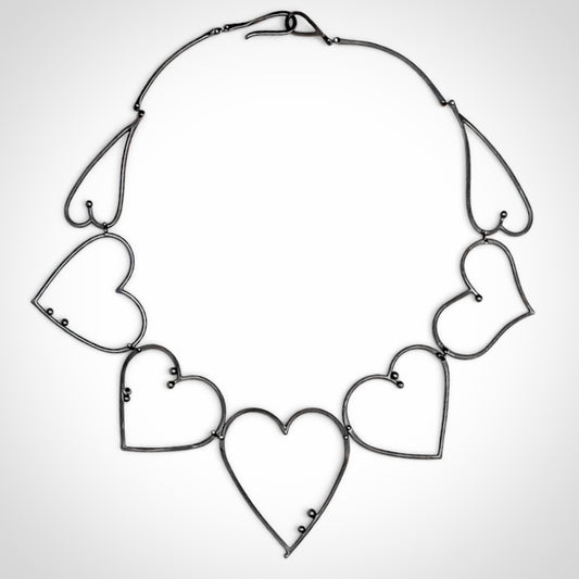 Open Heart Link Necklace