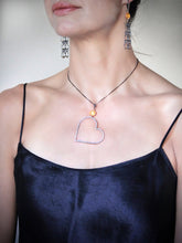 Load image into Gallery viewer, Heart/ Murano Necklace