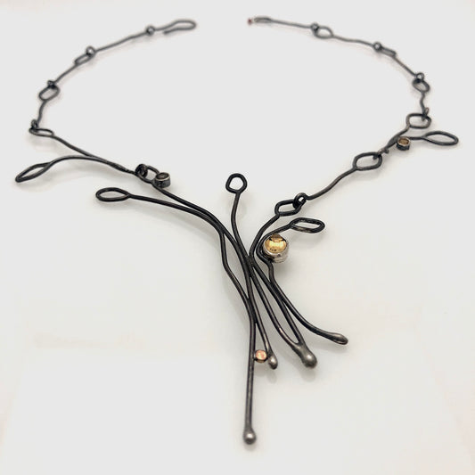 Golden Form Necklace