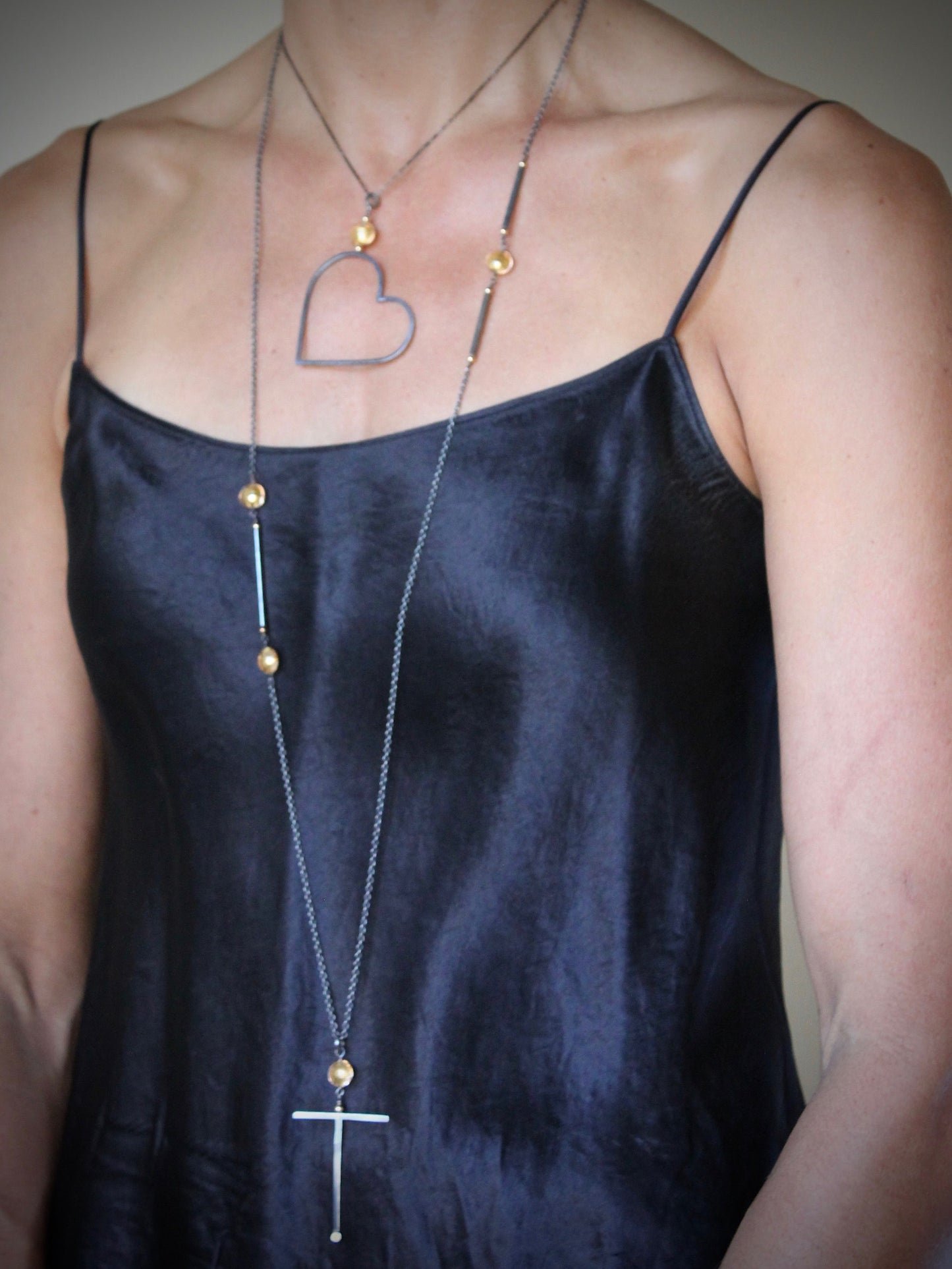 Heart/ Murano Necklace