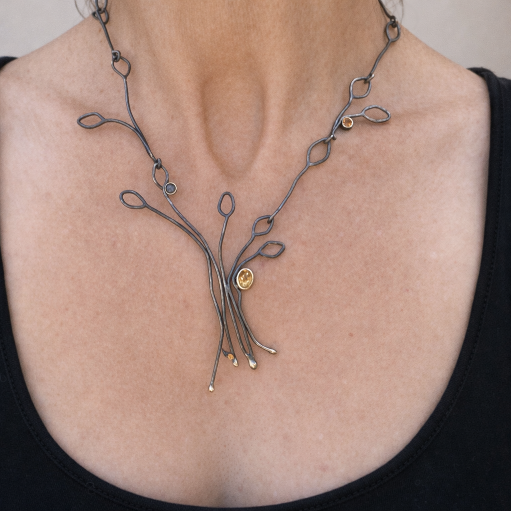 Golden Form Necklace