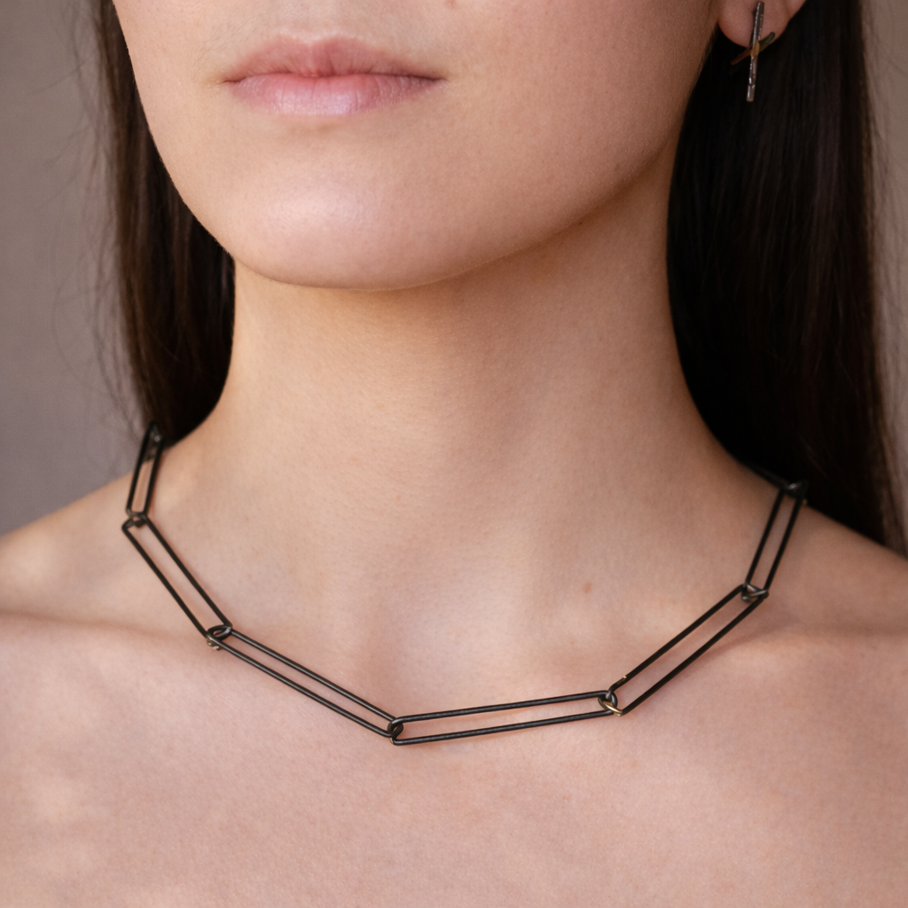 Architectural Link Necklace