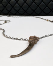 Load image into Gallery viewer, Curved Dagger - [redd accessories], [handcrafted jewelery], [artisan jewelry], [sterling silver], [hipster], [luxary], [high end], [one of a kind], 
